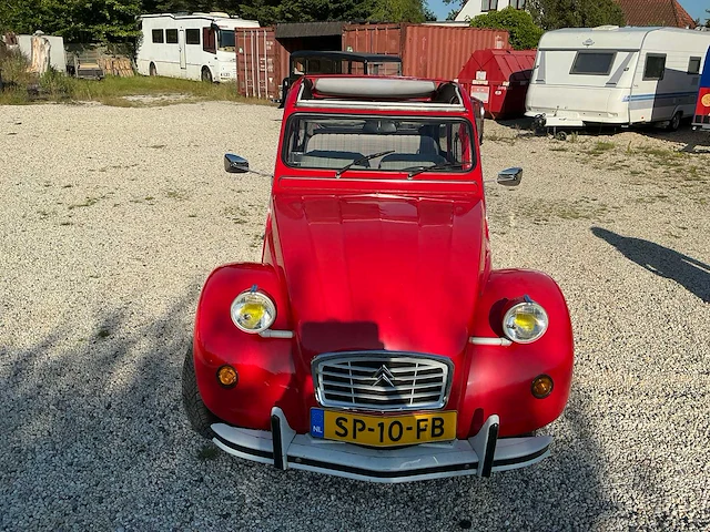 1987 citroen 2 cv 6 club oldtimer cabrio - afbeelding 60 van  70