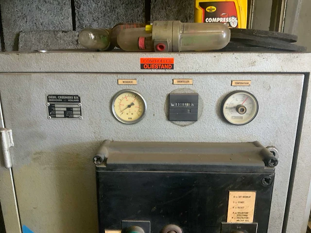 1987 creemers rcm 7.5-1 schroefcompressor - afbeelding 4 van  8