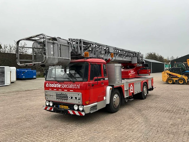 1987 daf 2100 turbo automaat brandweerwagen / ladderwagen - afbeelding 1 van  58
