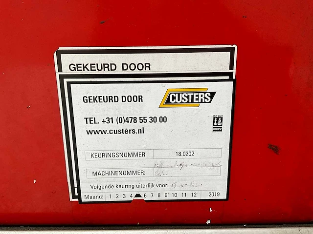 1987 daf 2100 turbo automaat brandweerwagen / ladderwagen - afbeelding 13 van  58