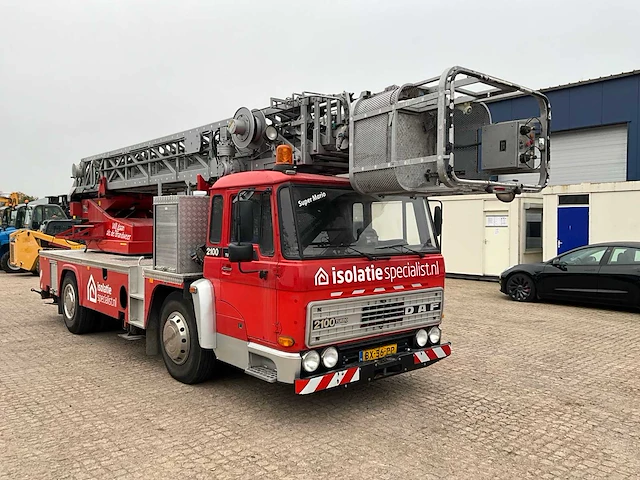 1987 daf 2100 turbo automaat brandweerwagen / ladderwagen - afbeelding 12 van  58