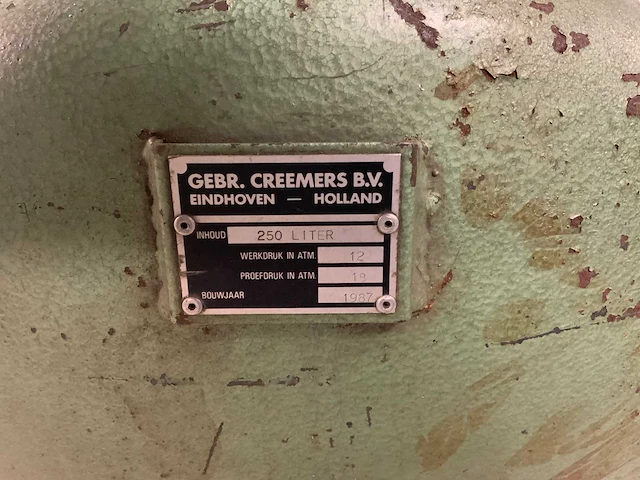1987 gebr. creemers cst 420 schroefcompressor 4pk - afbeelding 7 van  7