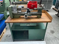 1987 huvema hu450 mini draaibank - afbeelding 3 van  9