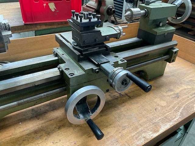 1987 huvema hu450 mini draaibank - afbeelding 4 van  9