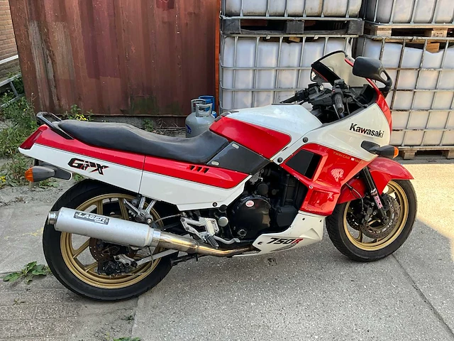 1987 kawasaki sport gpx 750 r motorfiets - afbeelding 9 van  16