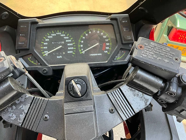 1987 kawasaki sport gpx 750 r motorfiets - afbeelding 16 van  16