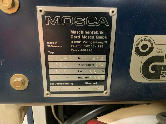 1987 mosca ro-m omsnoeringsmachine - afbeelding 4 van  4