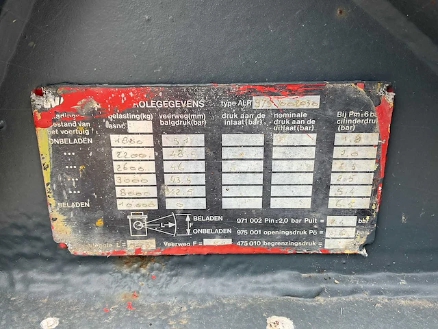 1987 nooteboom asd-28 dieplader - afbeelding 26 van  33
