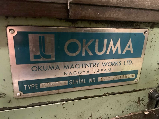 1987 okuma mc-5va cnc freesmachine - afbeelding 39 van  66