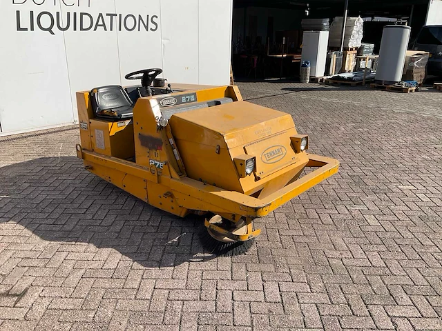 1987 tenant 275d straatveegmachine - afbeelding 1 van  6