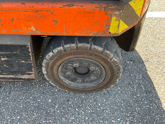 1987 toyota 4fb25 vorkheftruck - afbeelding 17 van  17