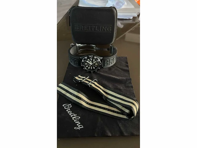 1988 breitling colt military horloge - afbeelding 2 van  6