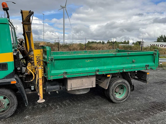1988 daf 800 kipper vrachtwagen met kraan - afbeelding 9 van  33