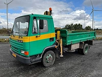1988 daf 800 kipper vrachtwagen met kraan - afbeelding 12 van  33