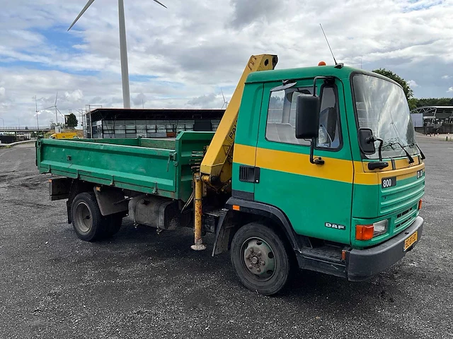 1988 daf 800 kipper vrachtwagen met kraan - afbeelding 33 van  33
