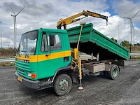 1988 daf 800 kipper vrachtwagen met kraan - afbeelding 1 van  33
