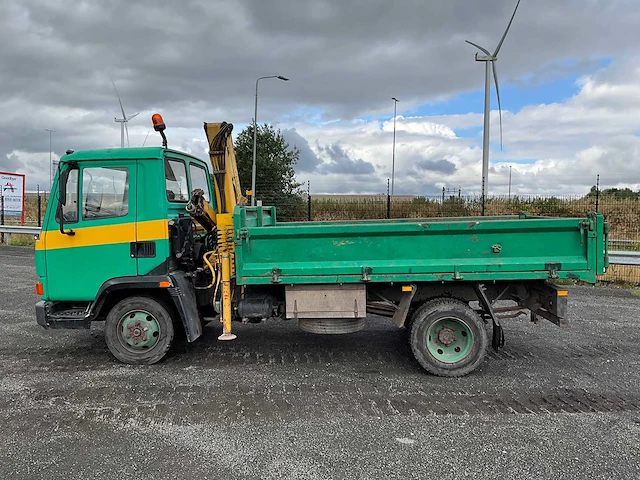 1988 daf 800 kipper vrachtwagen met kraan - afbeelding 28 van  33