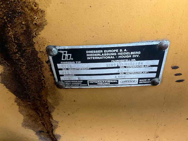 1988 dresser 515c shovel / wiellader - afbeelding 31 van  37