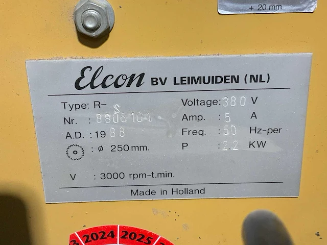 1988 elcon r-8 platen opdeelzaagmachine - afbeelding 4 van  14