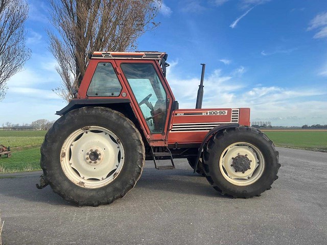 1988 fiat 100-90 dt vierwielaangedreven landbouwtractor - afbeelding 16 van  20