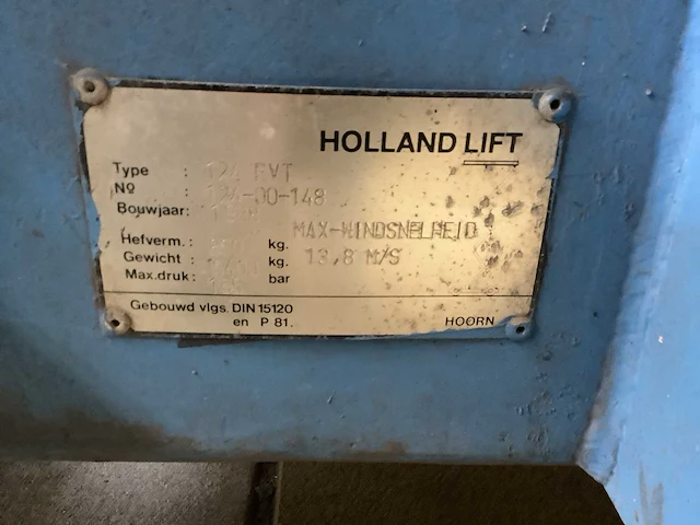 1988 holland lift 124 evt hoogwerker - afbeelding 8 van  17