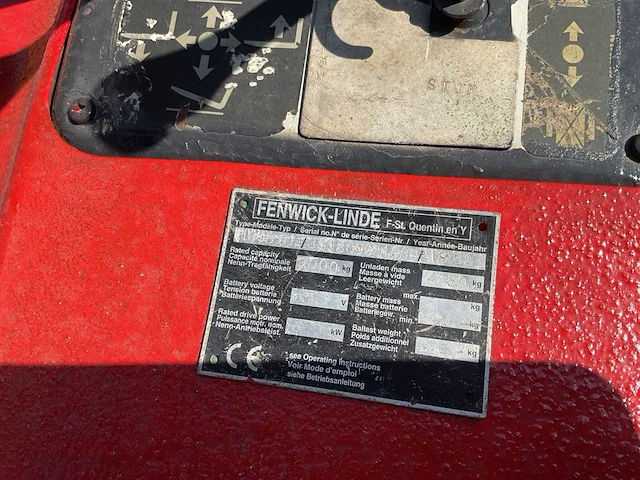 1988 linde h30 vorkheftruck - afbeelding 3 van  11