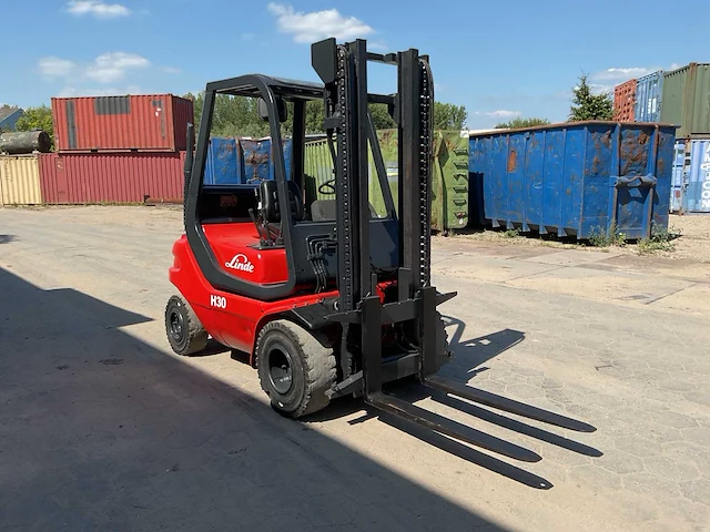 1988 linde h30 vorkheftruck - afbeelding 4 van  11