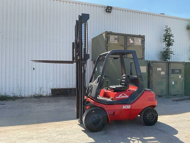 1988 linde h30 vorkheftruck - afbeelding 7 van  11