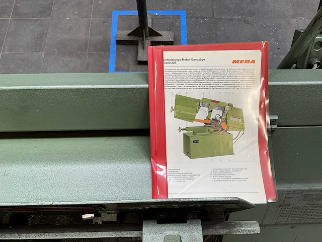 1988 meba 325 bandzaag machine - afbeelding 7 van  15