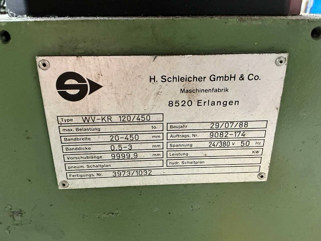 1988 schleicher wv-kr 120/450 aanvoer apparaat - afbeelding 9 van  9