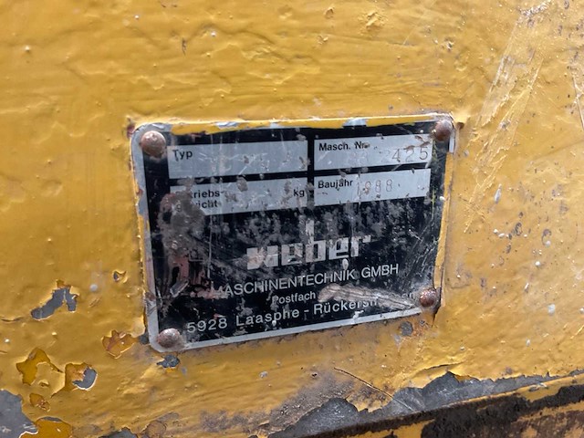 1988 weber vc15a trilplaat - afbeelding 6 van  7