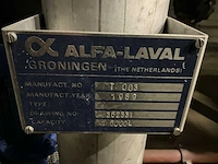 1989 alfa-laval verticale opslagmengtank c (2x) - afbeelding 11 van  19