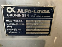 1989 alfa-laval verticale opslagmengtank c (3x) - afbeelding 5 van  15