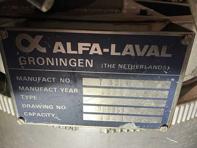 1989 alfa-laval verticale opslagmengtank c (4x) - afbeelding 14 van  24