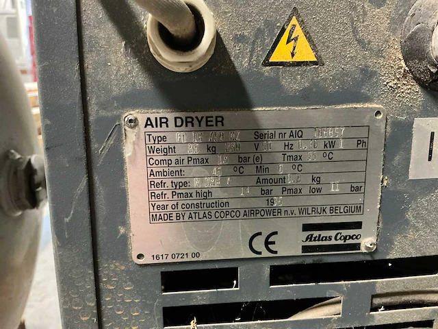 1989 atlas copco le9 uv zuigercompressor - afbeelding 14 van  22