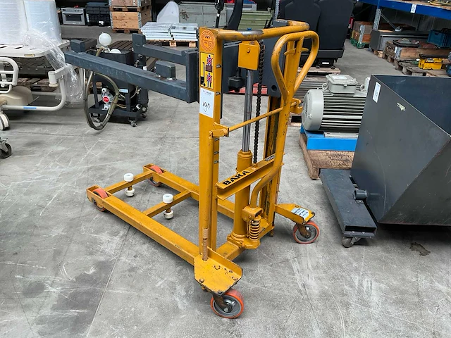 1989 baka mi 46-604 hand hydraulische palletwagen - afbeelding 4 van  7