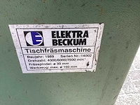 1989 elektra beckum tf100m tafelfreesmachine - afbeelding 5 van  7