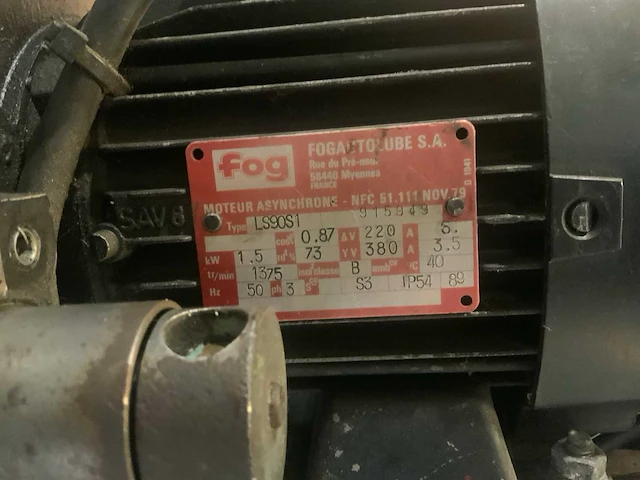 1989 fog 490 vierkoloms hefbrug - afbeelding 8 van  11
