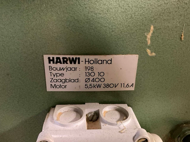 1989 harwi 130 103 onderliggende afkortzaag - afbeelding 3 van  11