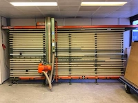 1989 holz-her 1265 super-cut verticale platenzaag - afbeelding 1 van  12