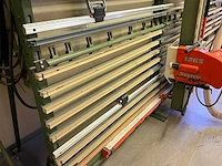1989 holz-her 1265 super-cut verticale platenzaag - afbeelding 6 van  12