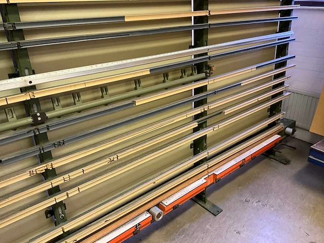 1989 holz-her 1265 super-cut verticale platenzaag - afbeelding 9 van  12