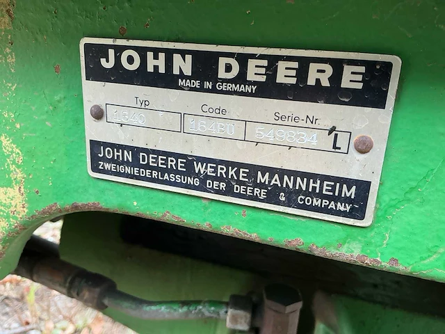 1989 john deere 1640 vierwielaangedreven landbouwtractor - afbeelding 29 van  35