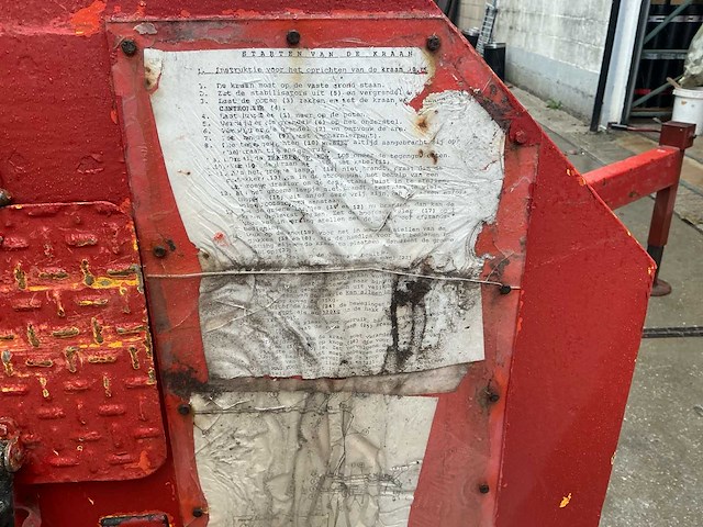 1989 munsters hld600 hydraulische ladderkraan inclusief zelf kiepende bak aluminium - afbeelding 15 van  36