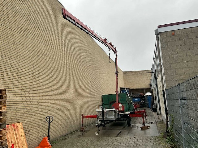 1989 munsters hld600 hydraulische ladderkraan inclusief zelf kiepende bak aluminium - afbeelding 12 van  36