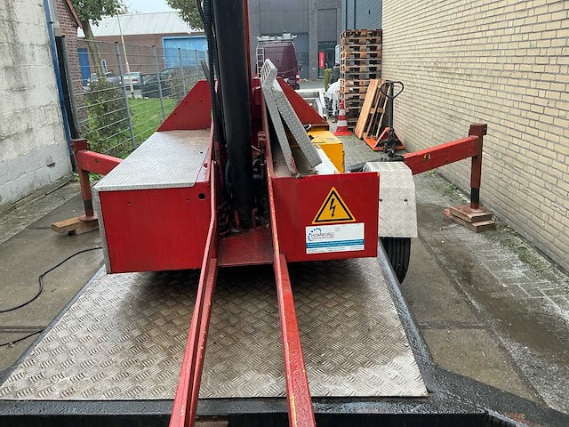 1989 munsters hld600 hydraulische ladderkraan inclusief zelf kiepende bak aluminium - afbeelding 24 van  36