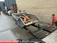 1989 munsters hld600 hydraulische ladderkraan inclusief zelf kiepende bak aluminium - afbeelding 28 van  36