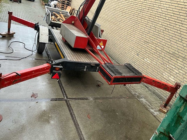 1989 munsters hld600 hydraulische ladderkraan inclusief zelf kiepende bak aluminium - afbeelding 34 van  36