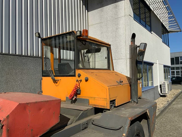 1989 sisu tr-160al2 4x4 / 2800 terminal trekker met zwaarlast oplegger - afbeelding 3 van  31