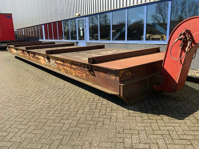 1989 sisu tr-160al2 4x4 / 2800 terminal trekker met zwaarlast oplegger - afbeelding 16 van  31